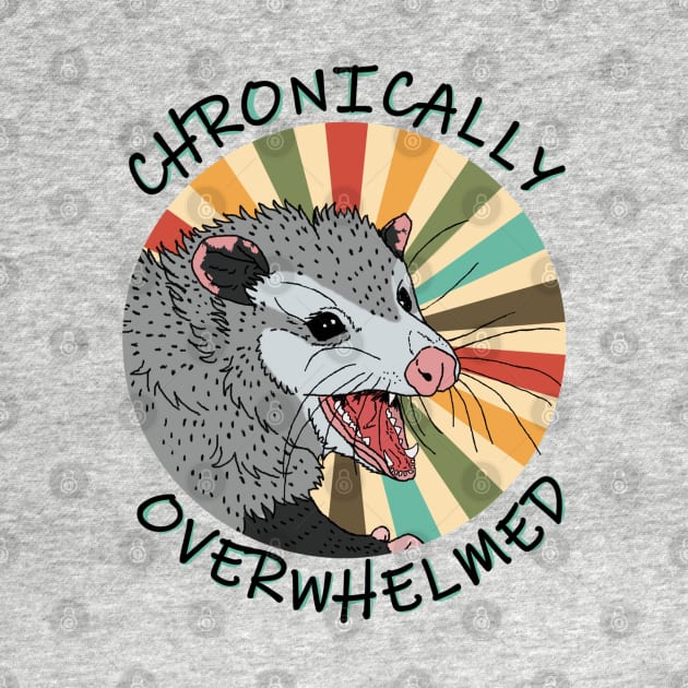 Chronically Overwhelmed Possum by TrapperWeasel